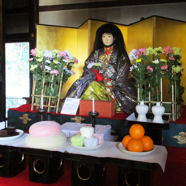 虚空蔵法輪寺、菊慈童像