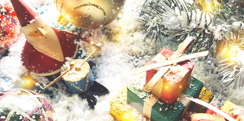 クリスマスの茶道具