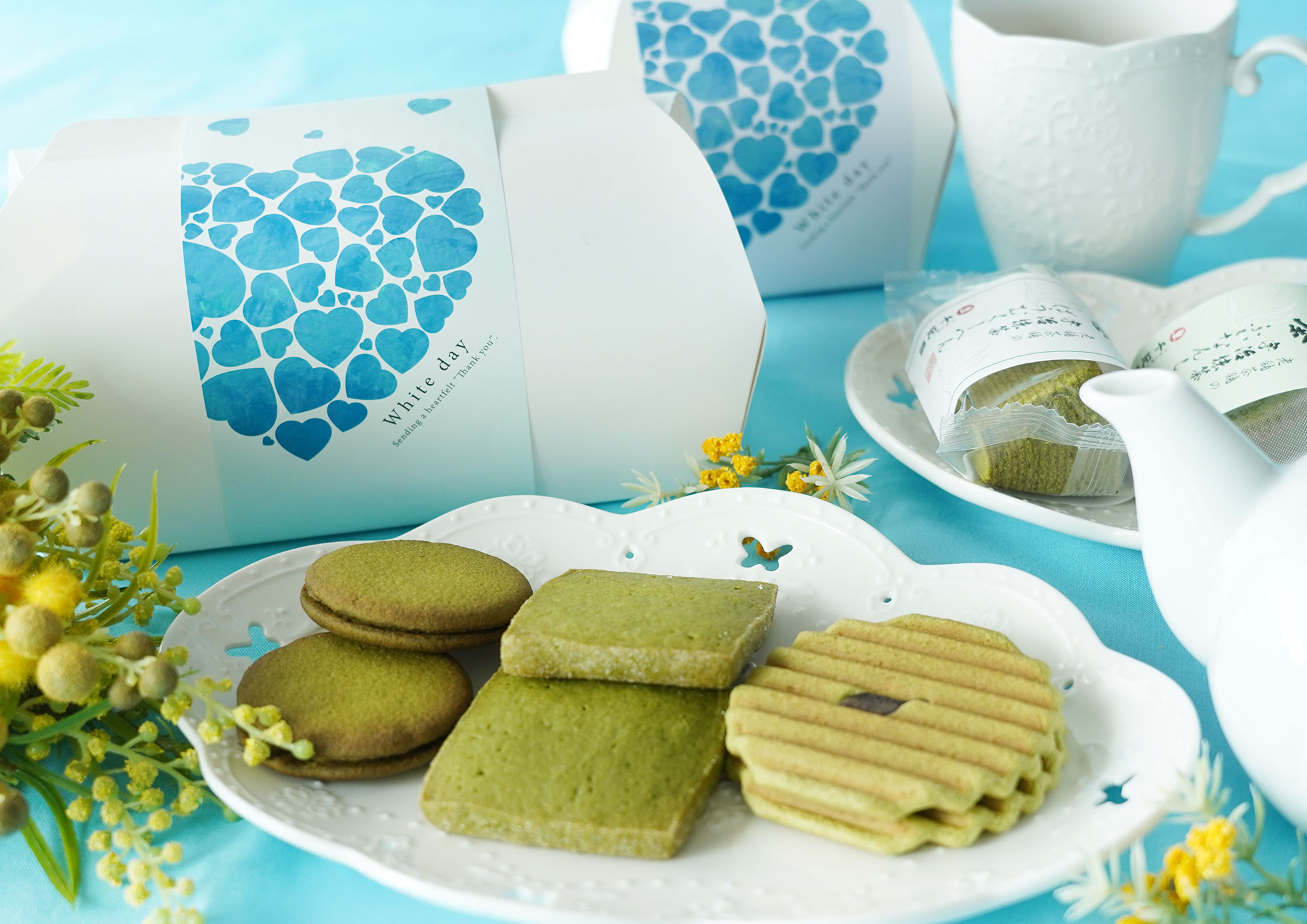 ホワイトデーに京都宇治抹茶を贅沢に使用した宇治抹茶焼き菓子はいかがでしょうか